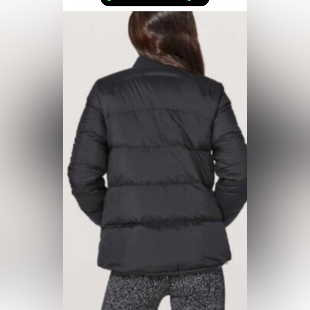 Reversible Lululemon Down Bomber Jacket. Size 8 - image 4
